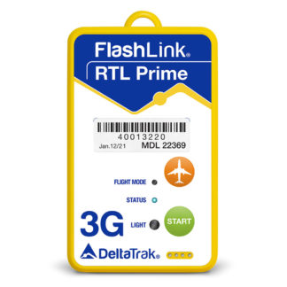 FlashLink® RTL Prime 3G In-Transit Logger, Temperature, Humidity, Light, Shock, Model 22369