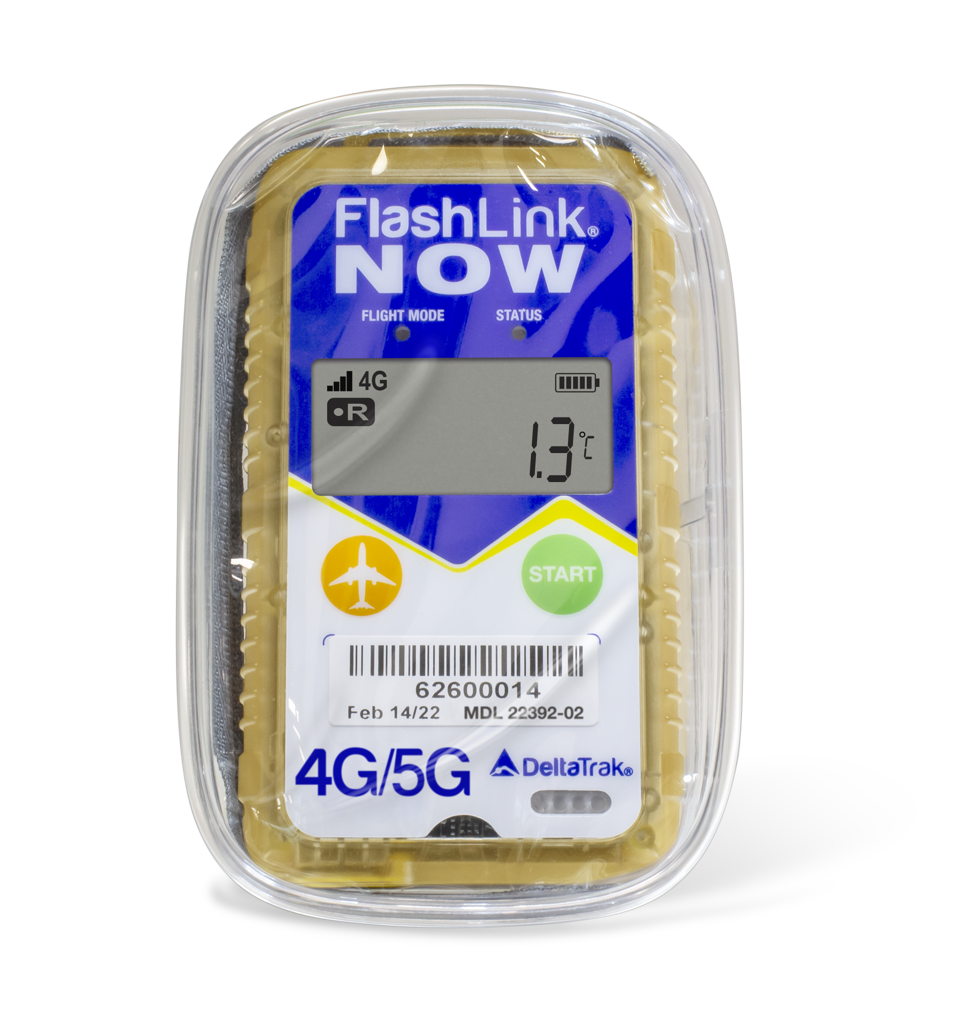 FlashLink® NOW 4G/5G Real-Time In-Transit Logger, Model 22392-02