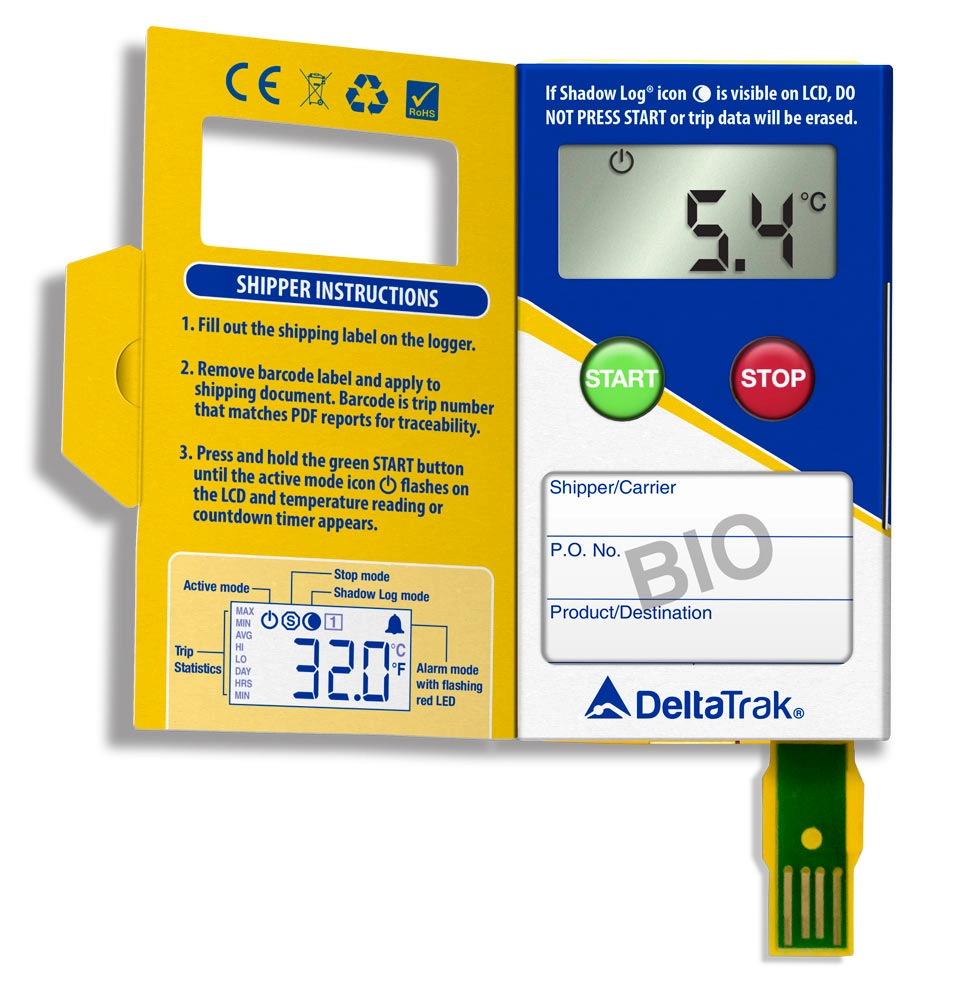 FlashLink® PDF Vaccine In-Transit Logger, Model 40458-03