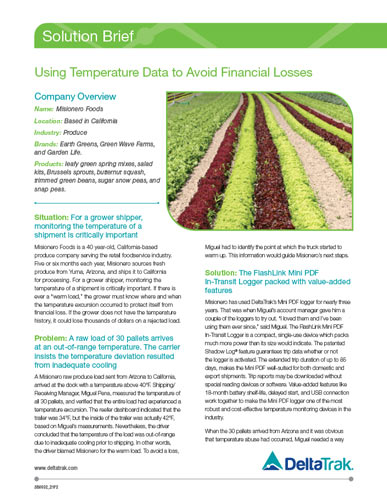 Using Temperature Data to Avoid Financial Losses
