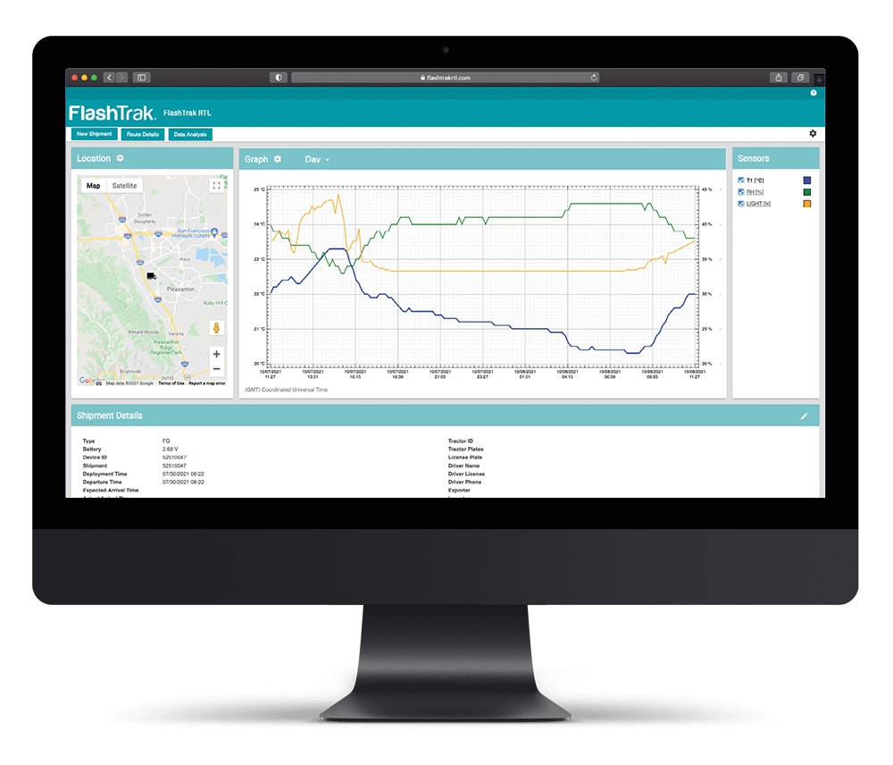 FlashTrak Cloud Service - Cold Chain Cloud Services